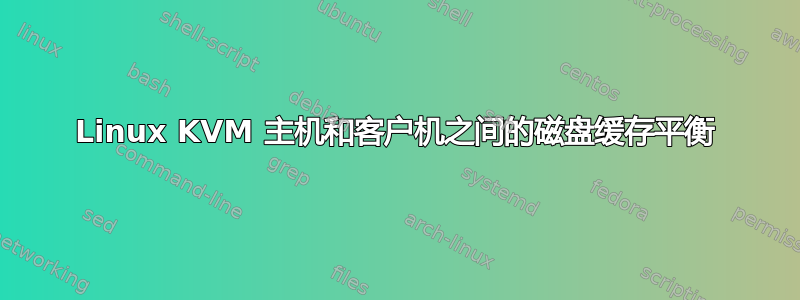 Linux KVM 主机和客户机之间的磁盘缓存平衡