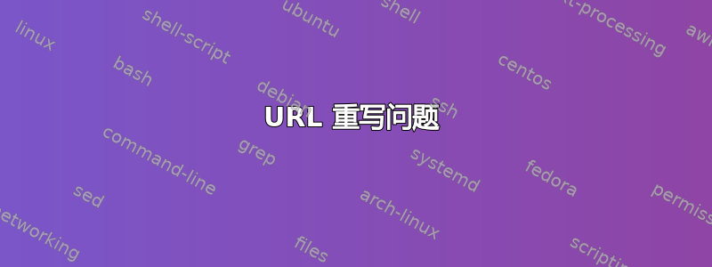 URL 重写问题