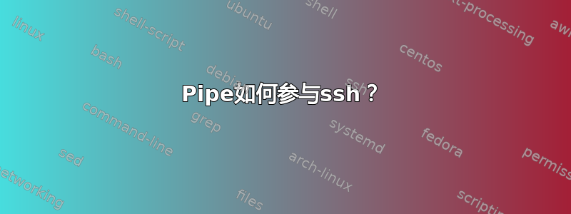 Pipe如何参与ssh？