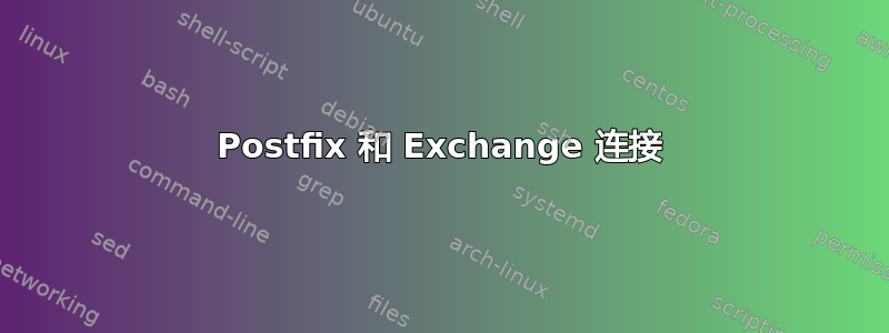 Postfix 和 Exchange 连接