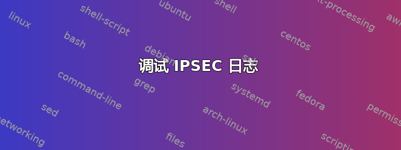 调试 IPSEC 日志