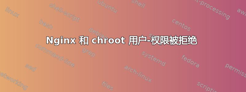 Nginx 和 chroot 用户-权限被拒绝