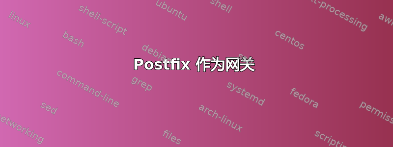 Postfix 作为网关