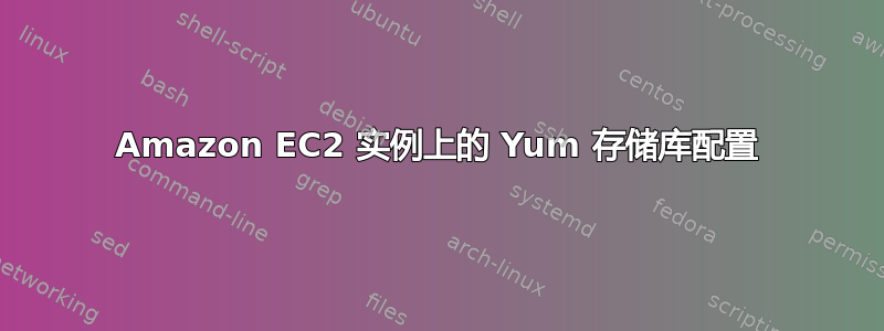 Amazon EC2 实例上的 Yum 存储库配置