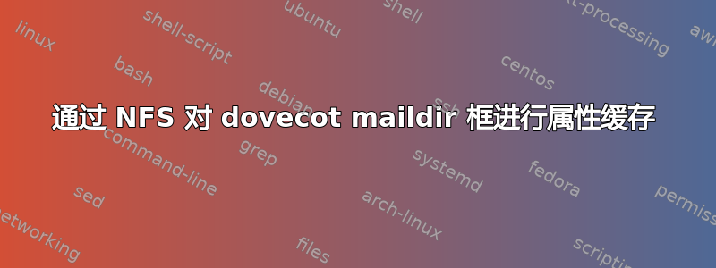 通过 NFS 对 dovecot maildir 框进行属性缓存