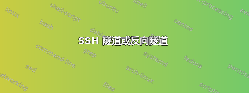 SSH 隧道或反向隧道