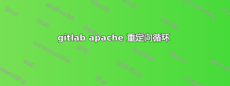 gitlab apache 重定向循环