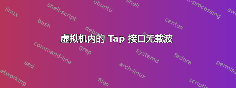 虚拟机内的 Tap 接口无载波