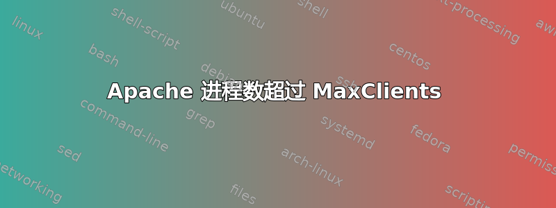 Apache 进程数超过 MaxClients