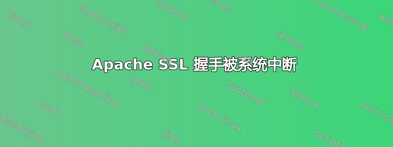 Apache SSL 握手被系统中断