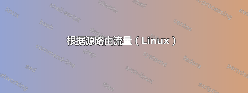 根据源路由流量（Linux）