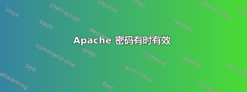 Apache 密码有时有效