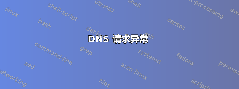 DNS 请求异常