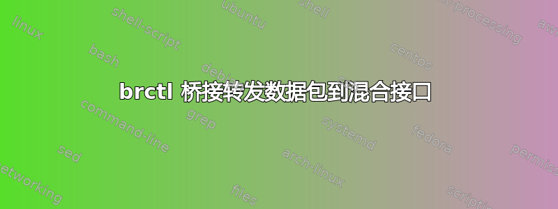 brctl 桥接转发数据包到混合接口