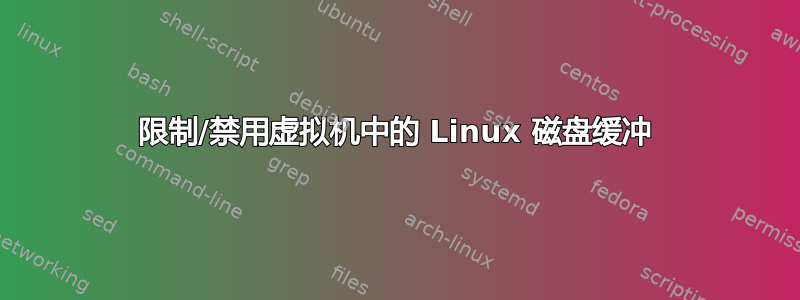 限制/禁用虚拟机中的 Linux 磁盘缓冲