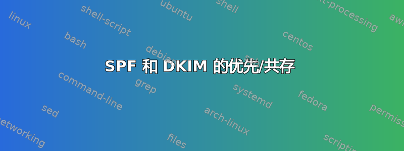 SPF 和 DKIM 的优先/共存