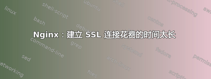 Nginx：建立 SSL 连接花费的时间太长