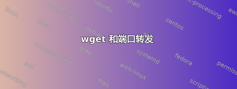 wget 和端口转发