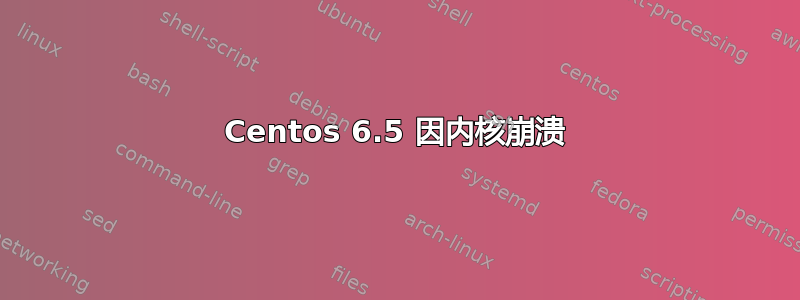 Centos 6.5 因内核崩溃