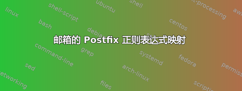 邮箱的 Postfix 正则表达式映射