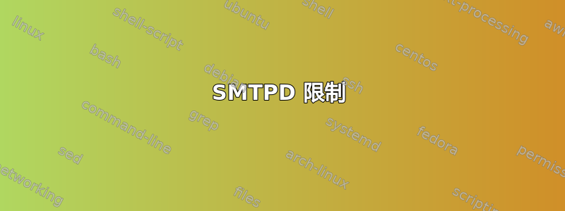 SMTPD 限制