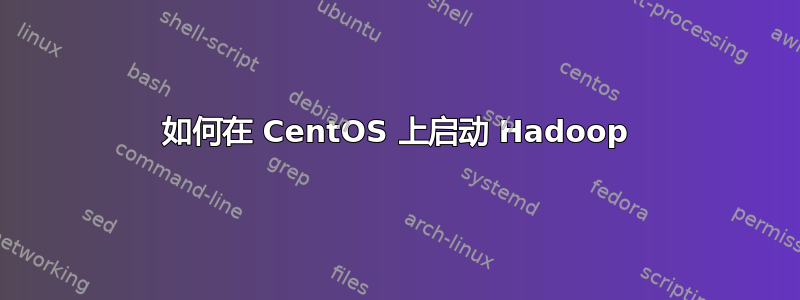 如何在 CentOS 上启动 Hadoop