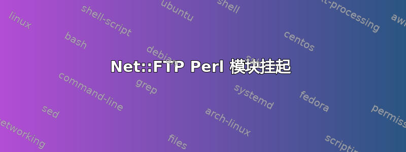 Net::FTP Perl 模块挂起