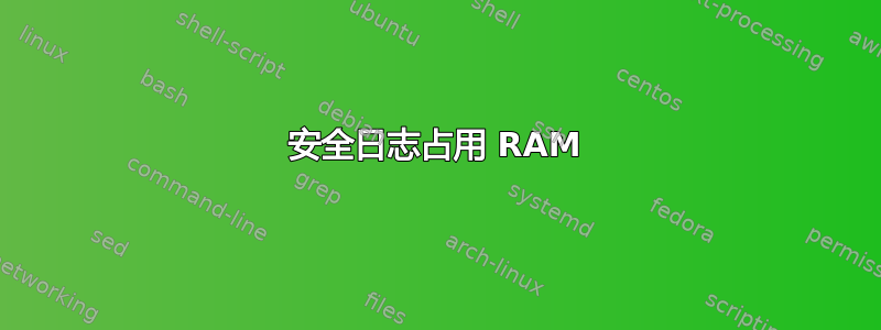 安全日志占用 RAM