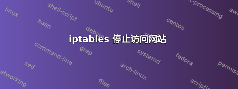 iptables 停止访问网站