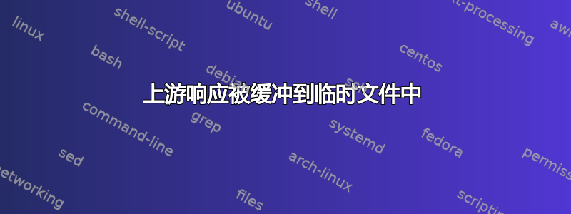 上游响应被缓冲到临时文件中