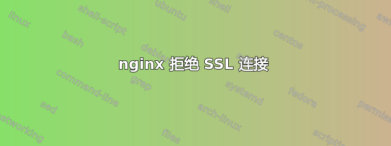 nginx 拒绝 SSL 连接