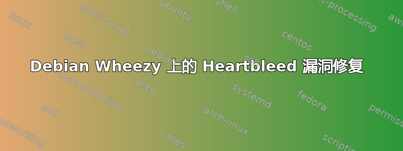 Debian Wheezy 上的 Heartbleed 漏洞修复 