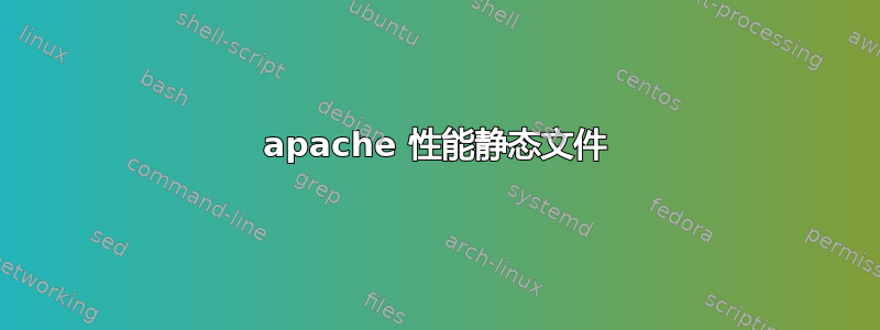 apache 性能静态文件