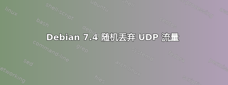 Debian 7.4 随机丢弃 UDP 流量