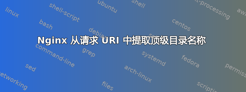 Nginx 从请求 URI 中提取顶级目录名称