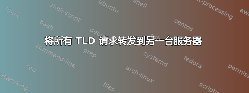 将所有 TLD 请求转发到另一台服务器