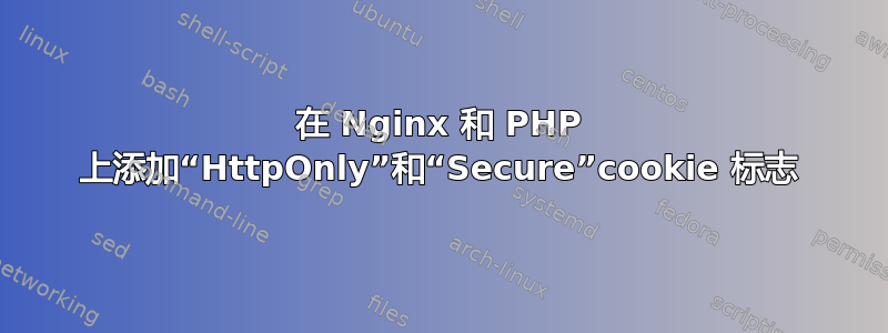 在 Nginx 和 PHP 上添加“HttpOnly”和“Secure”cookie 标志