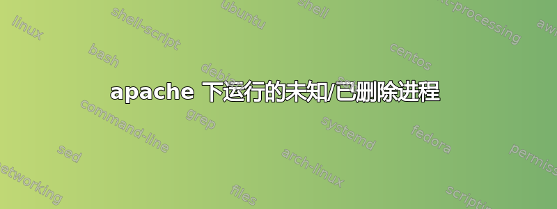 apache 下运行的未知/已删除进程