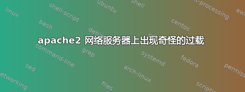 apache2 网络服务器上出现奇怪的过载