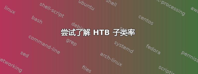 尝试了解 HTB 子类率