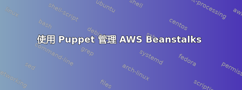 使用 Puppet 管理 AWS Beanstalks