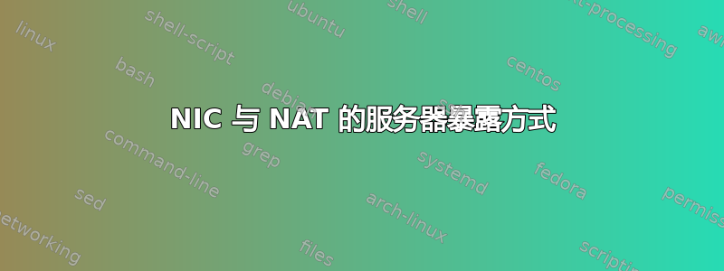 2 NIC 与 NAT 的服务器暴露方式