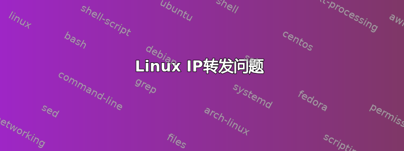 Linux IP转发问题