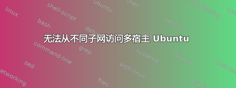 无法从不同子网访问多宿主 Ubuntu