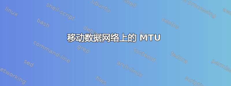 移动数据网络上的 MTU