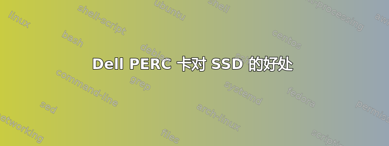 Dell PERC 卡对 SSD 的好处