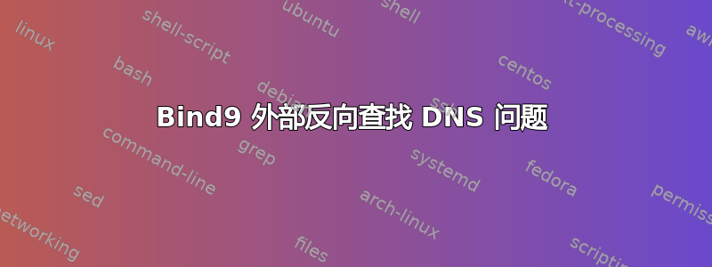 Bind9 外部反向查找 DNS 问题