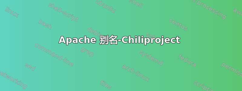 Apache 别名-Chiliproject