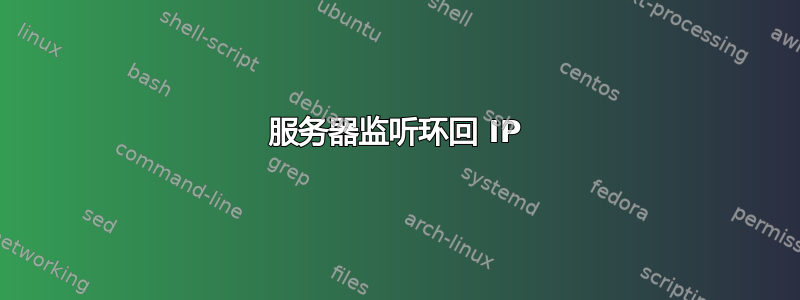 服务器监听环回 IP