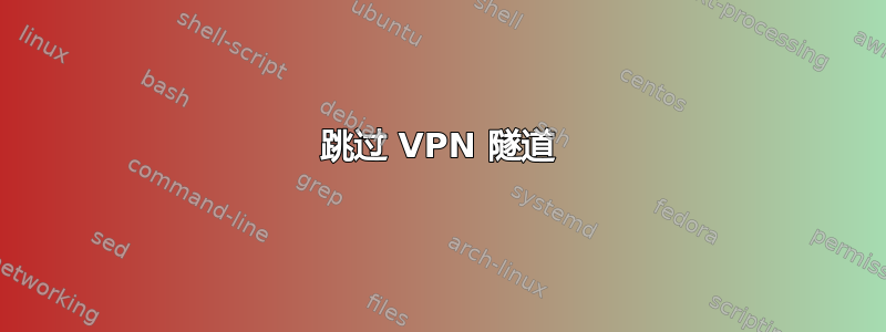 跳过 VPN 隧道